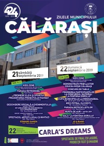 Afis Zilele Municipiului Călărași 2019